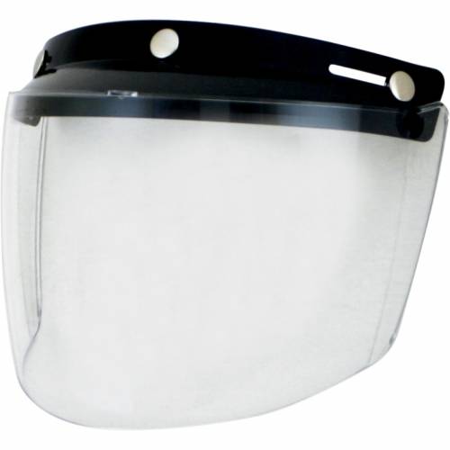 Vizieră 3-SNAP FLIP SHIELD · Clear 