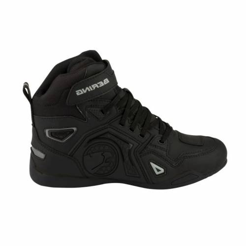 Ghete Moto din Piele & Textil BERING HORACE · Negru 