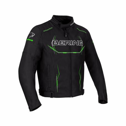 Geacă Moto din Textil BERING FORCIO · Negru / Verde 