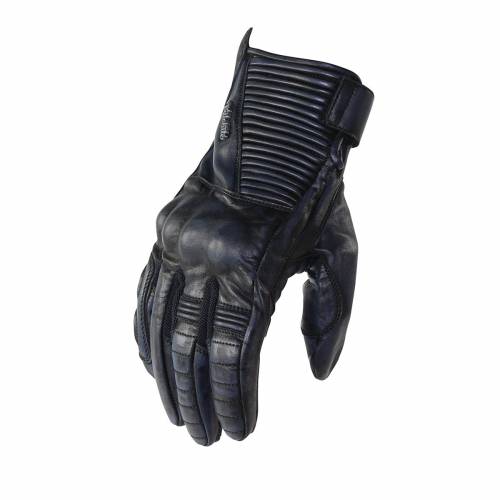 Mănuși Moto din Piele TRILOBITE CAFE · Negru 