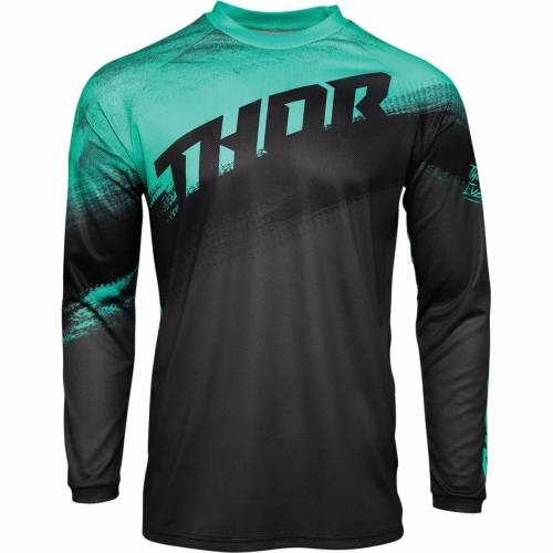 Tricou Enduro - Cross THOR SECTOR VAPOR · Verde / Negru 
