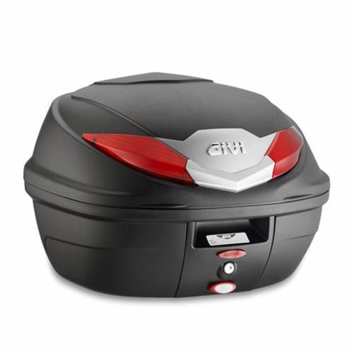 Cutie / Topcase Moto GIVI MONOLOCK B360 36 L · Negru / Gri / Roșu 