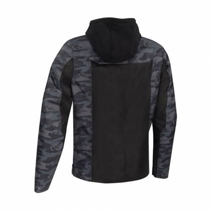 Geacă Moto de Vară din Textil BERING SPIRIT CAMO · Negru / Verde  - 1