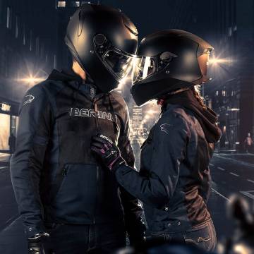 Geacă Moto de Vară din Textil BERING SPIRIT · Albastru  - 3