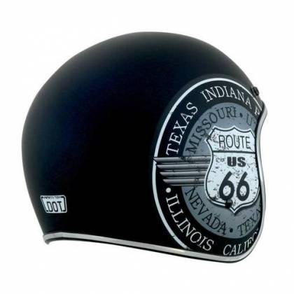 Cască Moto Open-Face AFX FX76 RT66 · Negru / Alb / Gri  - 2