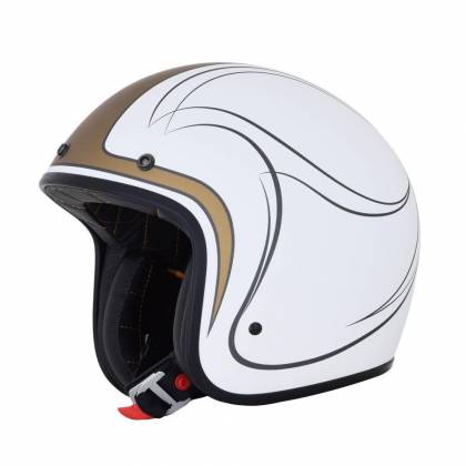 Cască Moto Open-Face AFX FX76 Clay · Alb / Auriu / Negru  - 0