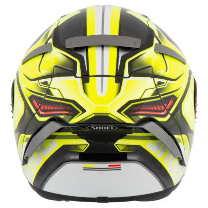 Cască Moto Integrală SHOEI X-SPIRIT III AERODYNE TC-3 · Negru / Verde Fluo / Roșu  - 7