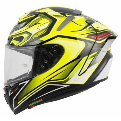 Cască Moto Integrală SHOEI X-SPIRIT III AERODYNE TC-3 · Negru / Verde Fluo / Roșu  - 3