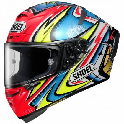 Cască Moto Integrală SHOEI X-SPIRIT III DAIJIRO TC-1 · Roșu / Albastru / Negru / Galben  - 0