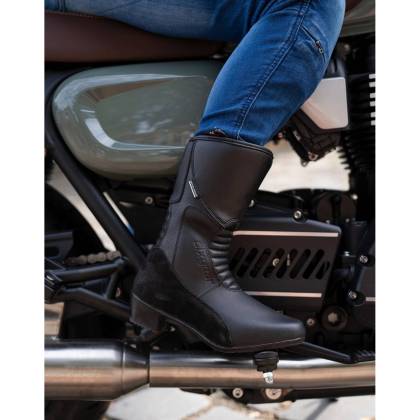 Cizme Moto din Piele SIXGEAR ELENA · Negru  - 1