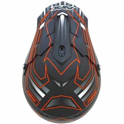 Cască Enduro - Cross AFX FX17 Mainline · Negru / Portocaliu / Gri  - 3