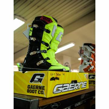 Cizme Enduro - Cross GAERNE GX-1 GOODYEAR · Negru / Galben-Fluo  - 1