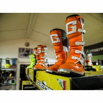 Cizme Enduro - Cross GAERNE GX-1 GOODYEAR · Portocaliu / Alb  - 3