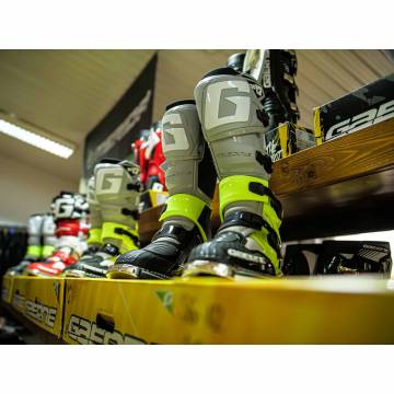 Cizme Enduro - Cross GAERNE SG-12 · Negru / Gri / Galben-Fluo  - 1