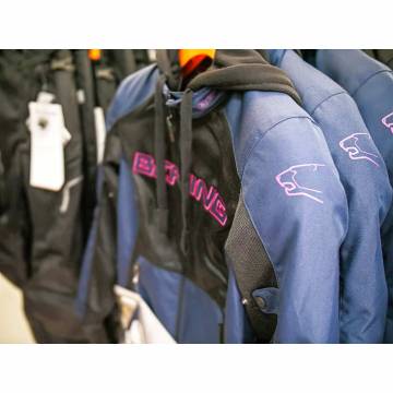 Geacă Moto Damă de Vară BERING LADY SPIRIT · Negru / Albastru  - 13