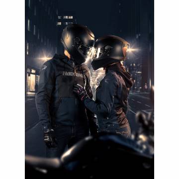 Geacă Moto Damă de Vară din Textil BERING LADY SPIRIT Camo · Negru /  Verde  - 1