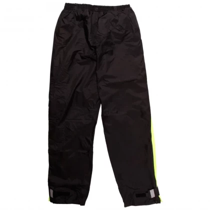 Pantaloni Moto de Ploaie Bering CHICAGO · Negru / Verde Fluo  - 2