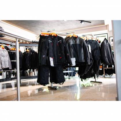 Geacă Moto din Textil BERING DARKO · Negru / Roșu  - 4