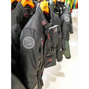 Geacă Moto din Textil BERING DARKO · Negru / Roșu  - 7