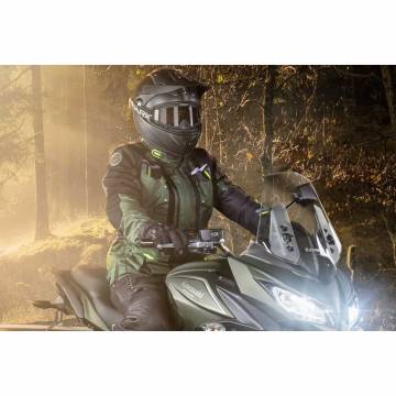 Geacă Moto din Textil BERING DARKO · Negru / Roșu  - 10