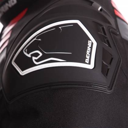 Geacă Moto din Textil BERING PRIMO-R · Negru / Roșu  - 3