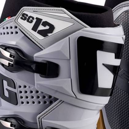 Cizme Enduro - Cross GAERNE SG-12 · Negru / Gri / Verde-Olive  - 1