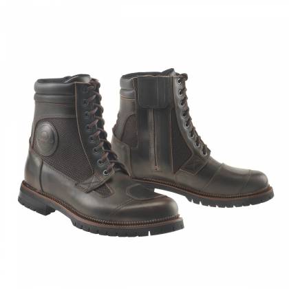 Ghete Moto din Piele GAERNE G.WARRIOR · Maro  - 0