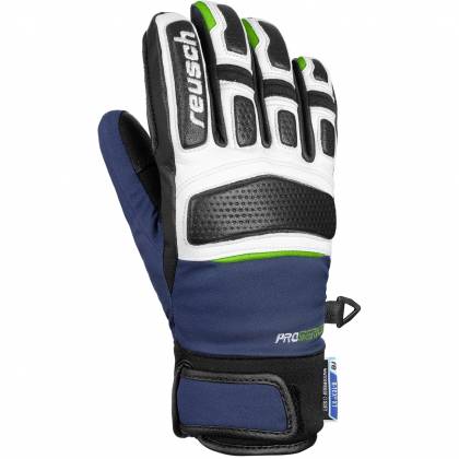 Mănuși Schi Copii REUSCH MASTERY R-TEX® XT JUNIOR 4496 · Albastru / Verde-Fluo  - 0