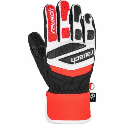 Mănuși Schi Copii REUSCH WORLDCUP WARRIOR PRIME R-TEX XT  7810 · Negru / Alb / Roșu  - 0