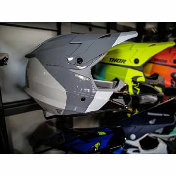 Cască Enduro - Cross THOR SECTOR BOMBER MIPS S9 · Gri / Alb  - 2