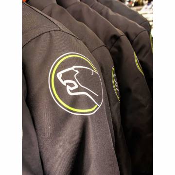 Geacă Moto din Textil BERING BATIST · Negru / Gri  - 7