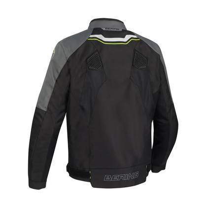 Geacă Moto din Textil BERING BATIST · Negru / Gri  - 3