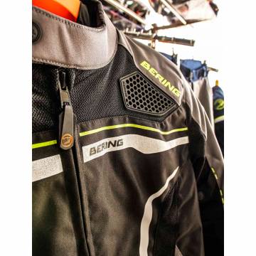 Geacă Moto din Textil BERING BATIST · Negru / Gri  - 6