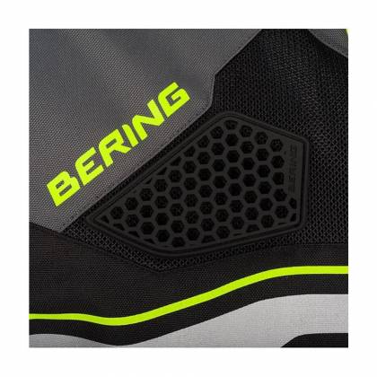 Geacă Moto din Textil BERING BATIST · Negru / Gri  - 2