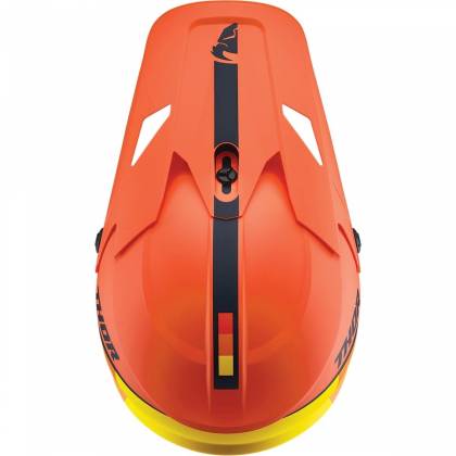 Cască Enduro - Cross THOR SECTOR RACER · Portocaliu / Albastru / Galben  - 3