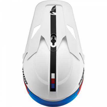 Cască Enduro - Cross THOR SECTOR RACER · Alb / Albastru / Roșu  - 3