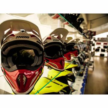 Cască Enduro - Cross THOR SECTOR FADER · Rosu / Negru  - 7