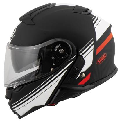 Cască Moto Flip-Up SHOEI NEOTEC-II SEPARATOR TC-5 · Negru / Alb / Roșu  - 2