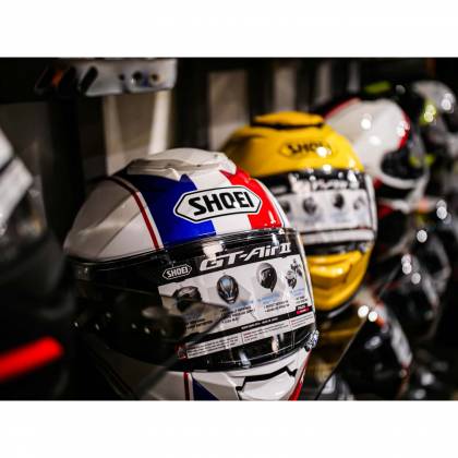 Cască Moto Integrală SHOEI GT-AIR II PANORAMA TC-10 · Alb / Albastru / Roșu  - 1