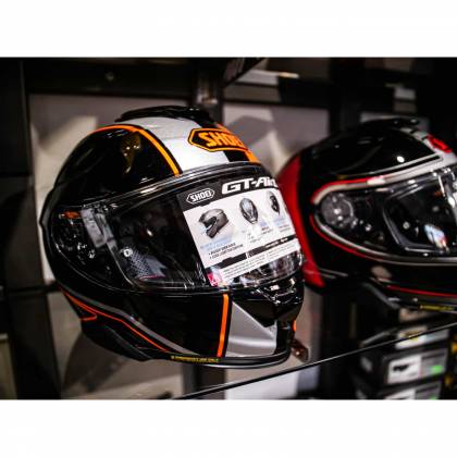 Cască Moto Integrală SHOEI GT-AIR II PANORAMA TC-8 · Negru / Portocaliu  - 10
