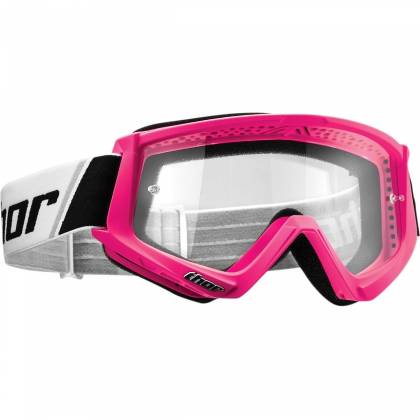 Ochelari Enduro - Cross THOR COMBAT · Roz-Fluo / Negru  - 0