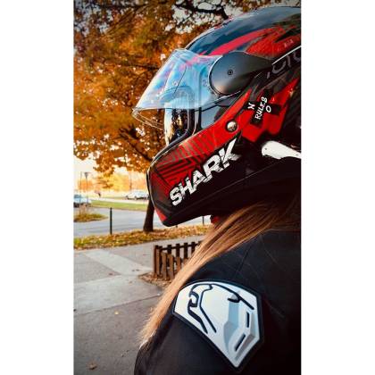 Cască Moto Integrală SHARK D-SKWAL 2 PENXA · Negru / Alb / Roșu  - 5