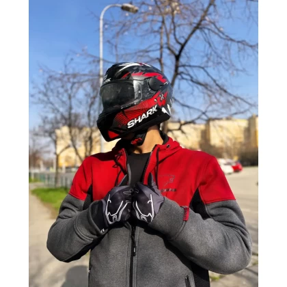 Cască Moto Integrală SHARK D-SKWAL 2 PENXA · Negru / Alb / Roșu  - 1