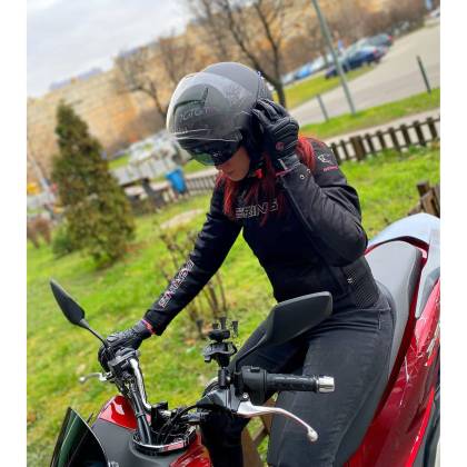 Geacă Moto Damă din Textil BERING LADY TWIST · Negru  - 2