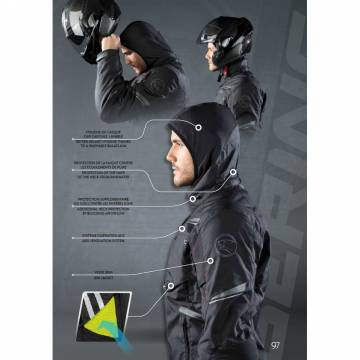 Geacă Moto din Textil BERING ZODD · Negru  - 2