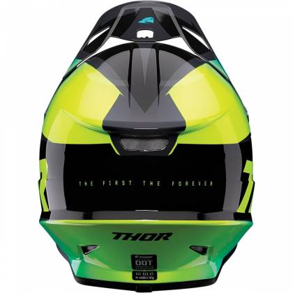 Cască Enduro - Cross THOR SECTOR FADER · Verde Fluo / Negru  - 2