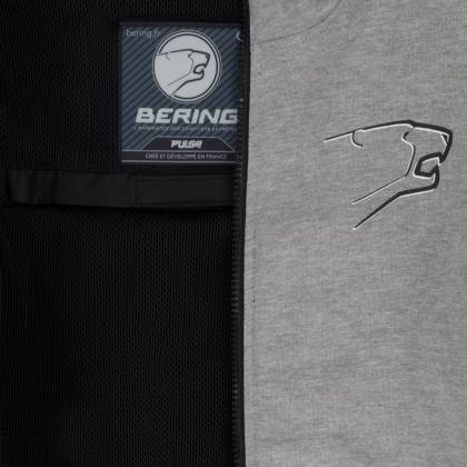 Hanorac Moto cu Protecții & Kevlar BERING HOODIZ · Gri  - 3