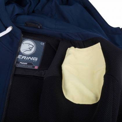 Hanorac Moto cu Protecții & Kevlar BERING HOODIZ · Albastru  - 3