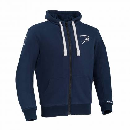 Hanorac Moto cu Protecții & Kevlar BERING HOODIZ · Albastru  - 0
