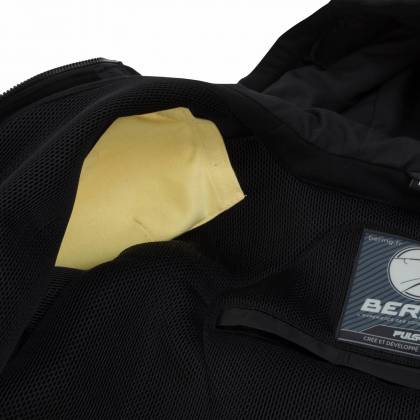 Hanorac Moto cu Protecții BERING HOODIZ · Negru  - 2